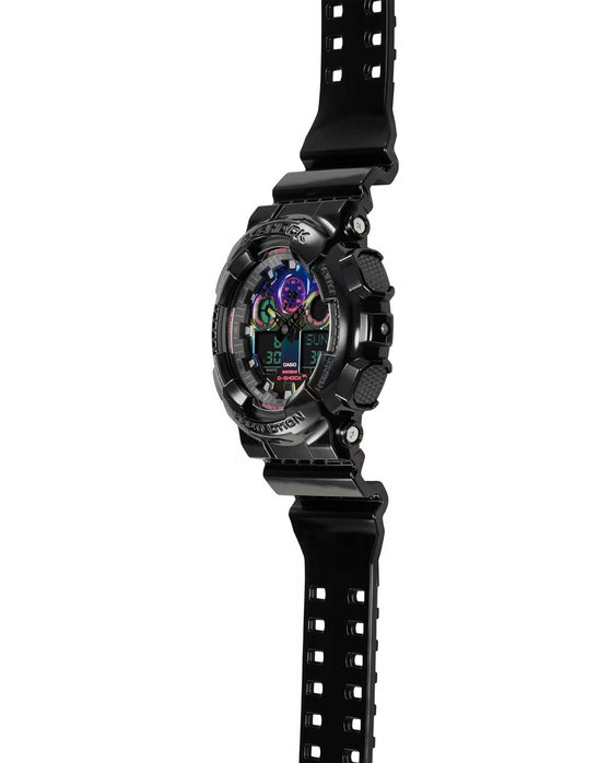 G-SHOCK Dual Time Chronograph Black Rubber Strap