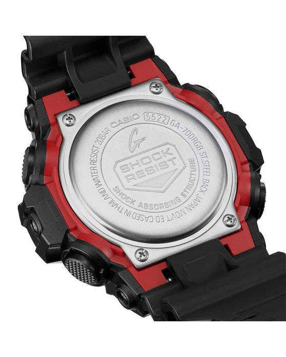 G-SHOCK Dual Time Chronograph Black Rubber Strap