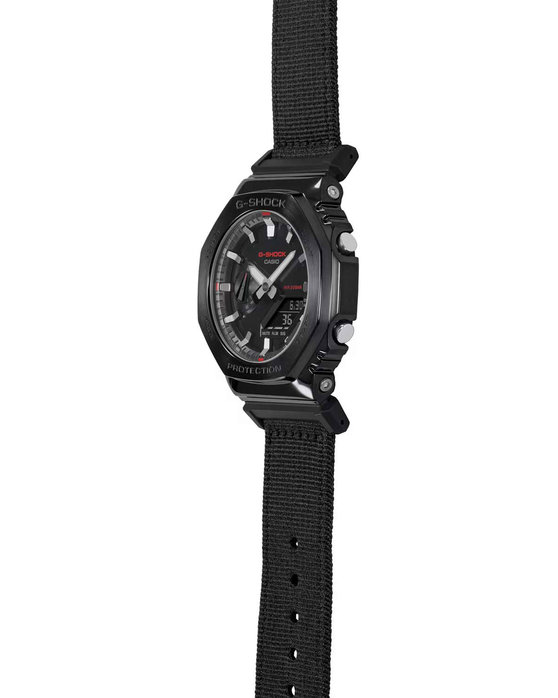 G-SHOCK Dual Time Chronograph Black Fabric Strap