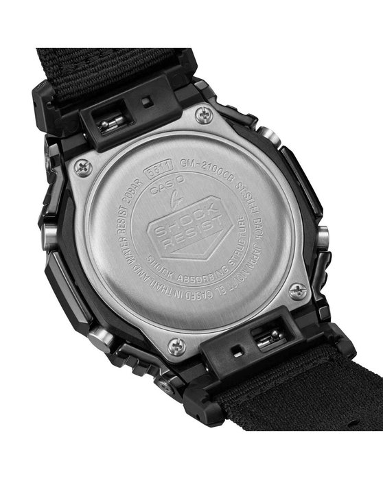 G-SHOCK Dual Time Chronograph Black Fabric Strap