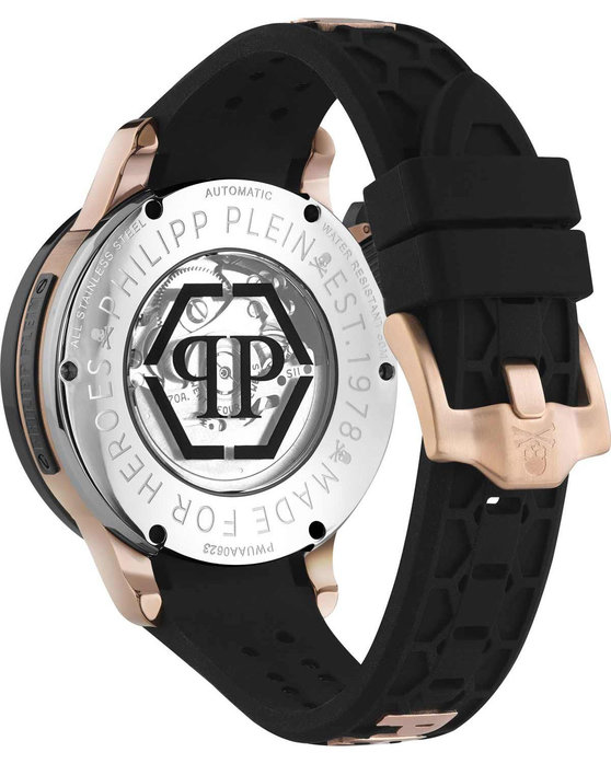 PHILIPP PLEIN Plein Rich Automatic Black Rubber Strap