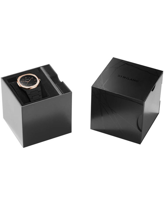 D1 MILANO Polycarbon Black Polycarbonate Bracelet