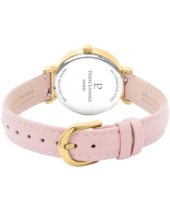 PIERRE LANNIER Pure Pink Leather Strap