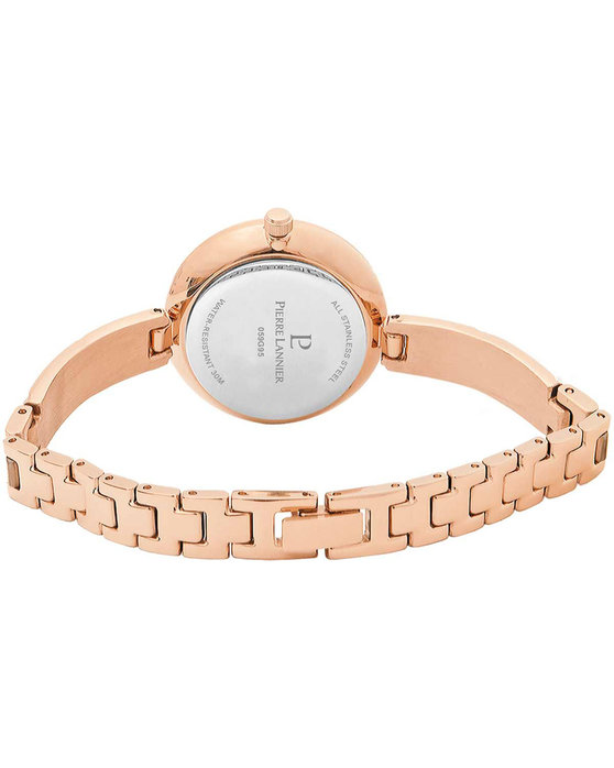 PIERRE LANNIER Leia Crystals Rose Gold Stainless Steel Bracelet