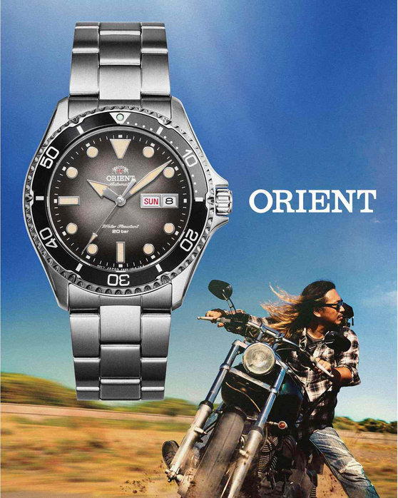 ORIENT Sports Vintage Diver Automatic Silver Stainless Steel Bracelet