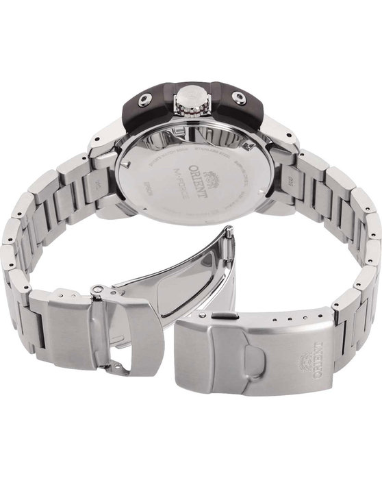 ORIENT Sports M-Force Diver Automatic Silver Stainless Steel Bracelet