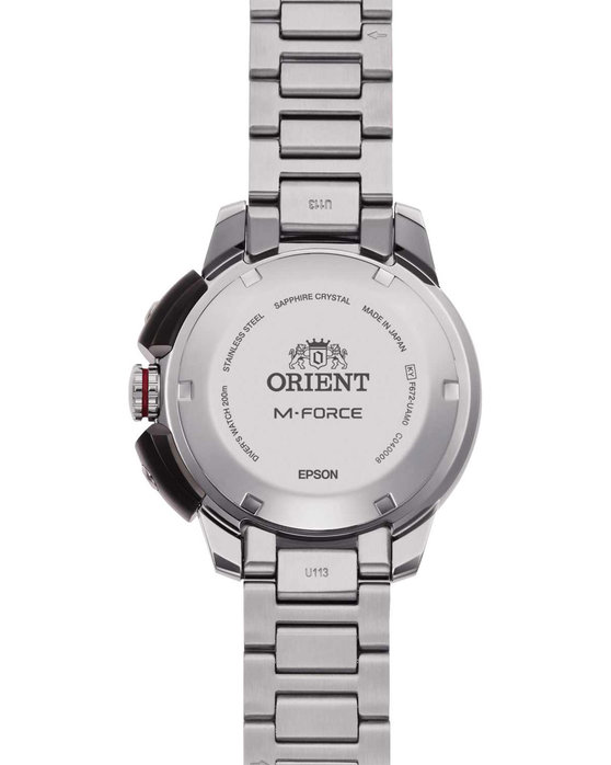 ORIENT Sports M-Force Diver Automatic Silver Stainless Steel Bracelet