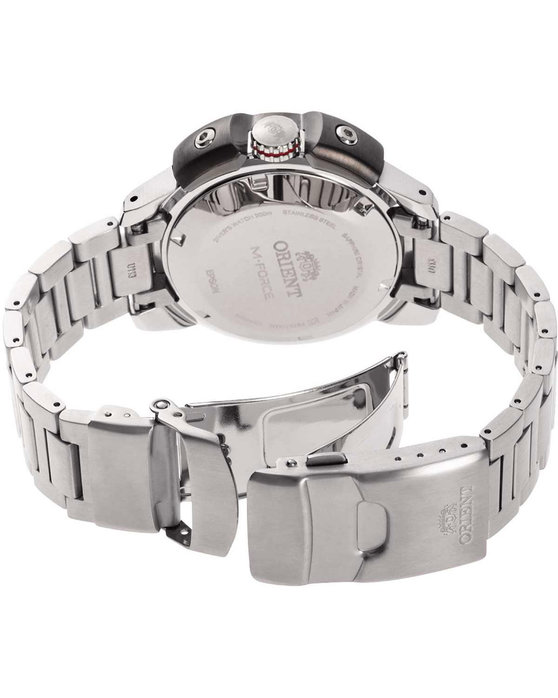 ORIENT Sports 2022 M-Force Automatic Silver Stainless Steel Bracelet