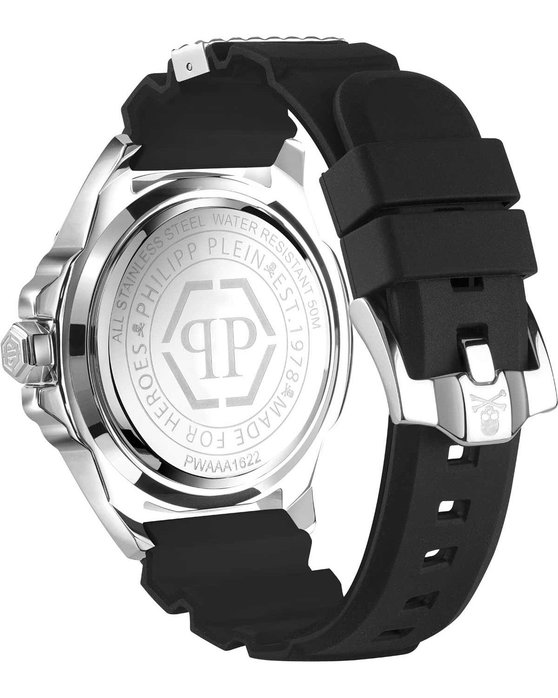 PHILIPP PLEIN The Skull Black Rubber Strap