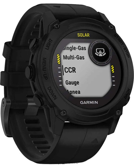 GARMIN Descent G1 Solar Black Silicone Strap