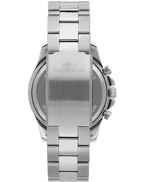 CHRONOSTAR Captain Chronograph Silver Stainless Steel Bracelet