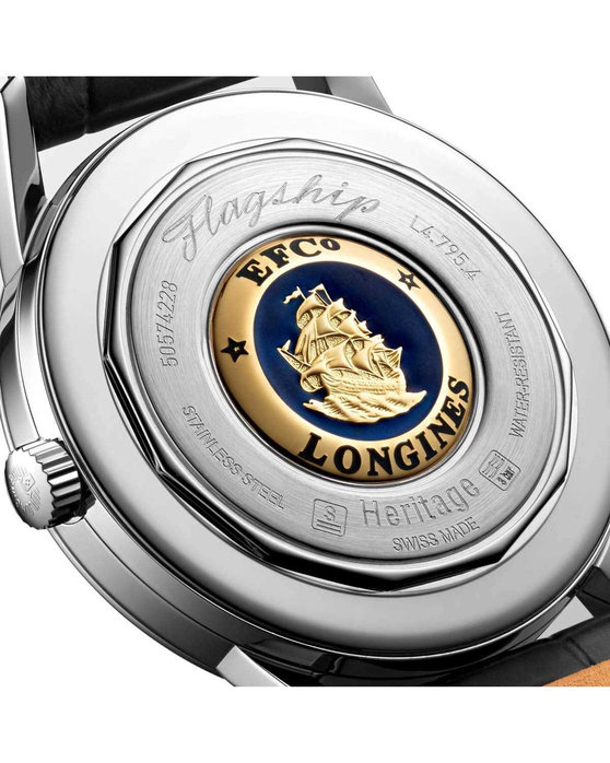 LONGINES Flagship Heritage Automatic Brown Leather Strap