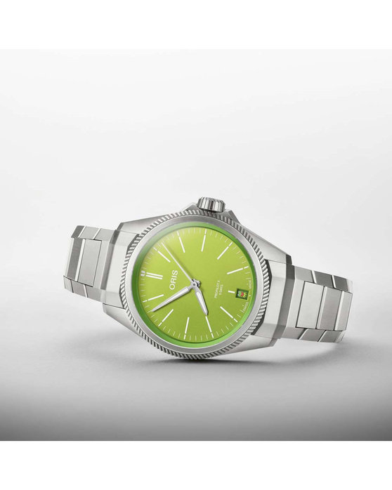 ORIS ProPilot X Kermit Edition Automatic Silver Titanium Bracelet