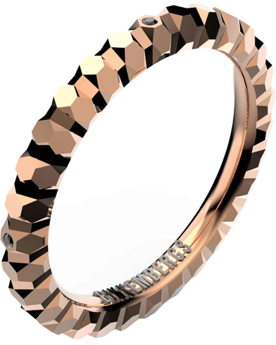 Δαχτυλίδι BIKKEMBERGS Geometrics από ανοξείδωτο ατσάλι με διαμάντια (No 18)