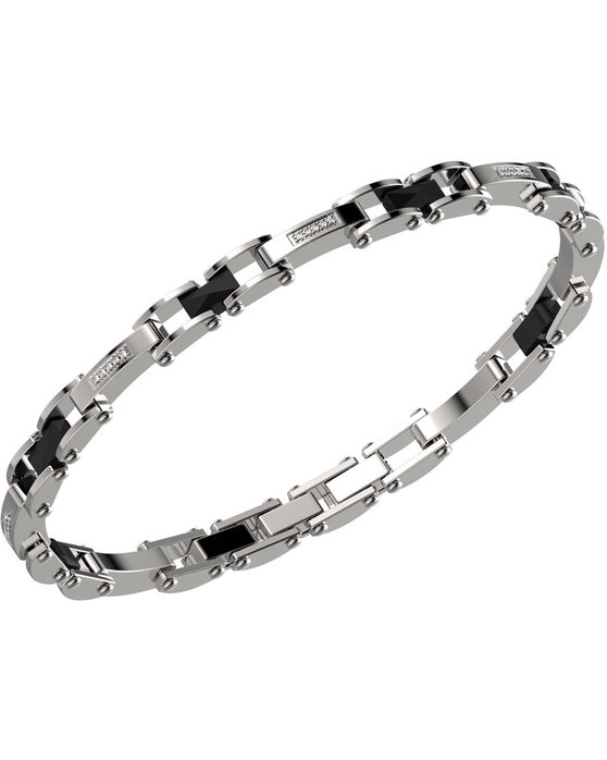 BIKKEMBERGS Performance Stainless Steel and Ceramic Bracelet with