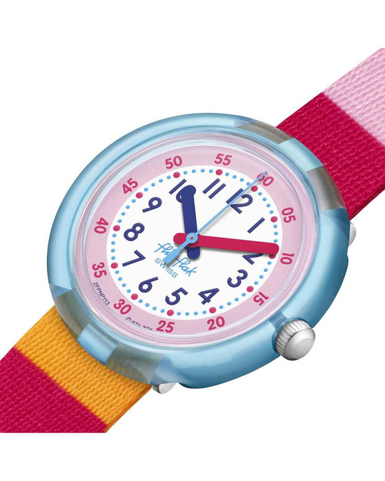 FLIK FLAK Stripy Pink Multicolor Plastic Strap