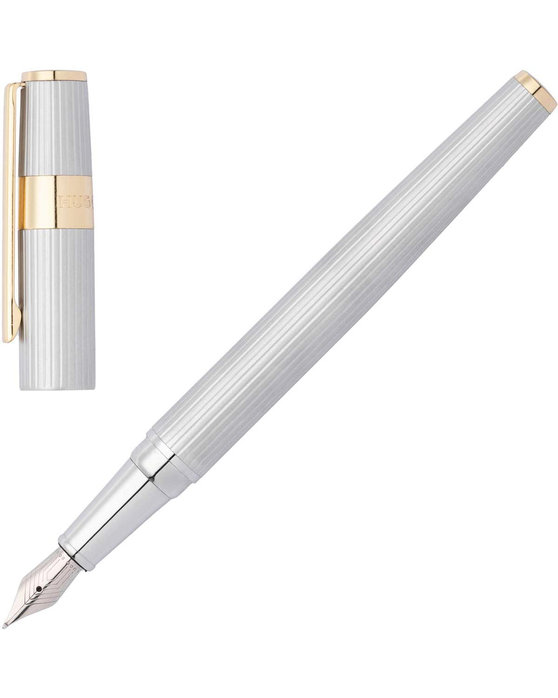 HUGO BOSS Illusion Gear Pinstripe Fountain Pen