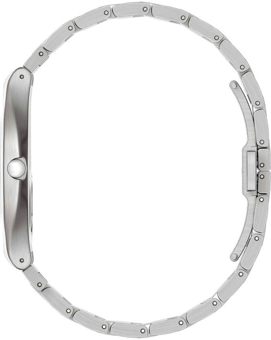 SWATCH Green Graphite Silver Stainless Steel Bracelet