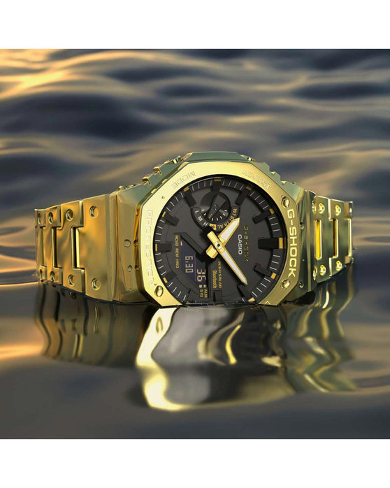 G-SHOCK Solar Chronograph Gold Stainless Steel Bracelet