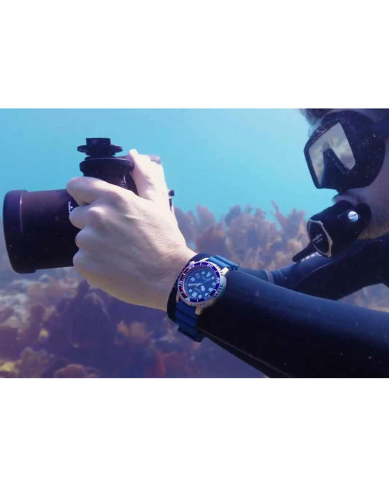 CITIZEN Promaster Eco-Drive Divers Blue Polyurethane Strap