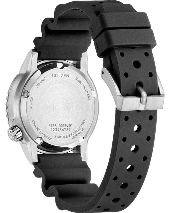 CITIZEN Promaster Eco-Drive Divers Black Polyurethane Strap