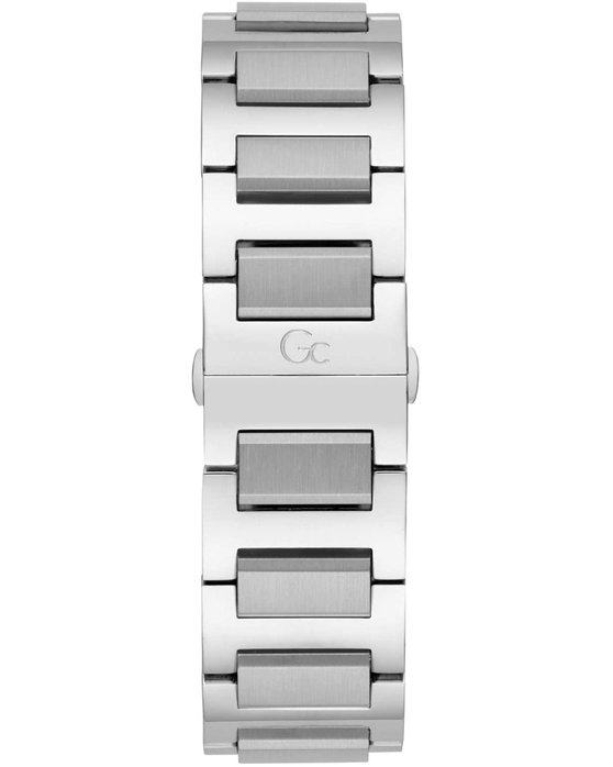 GUESS Collection Legacy Chronograph Silver Stainless Steel Bracelet