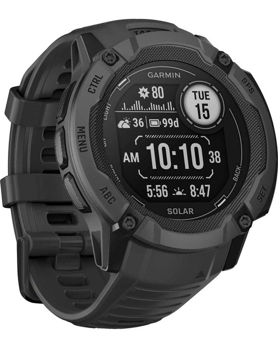 GARMIN Instinct 2X Solar Graphite Silicone Band