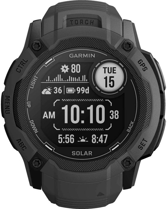 GARMIN Instinct 2X Solar Graphite Silicone Band