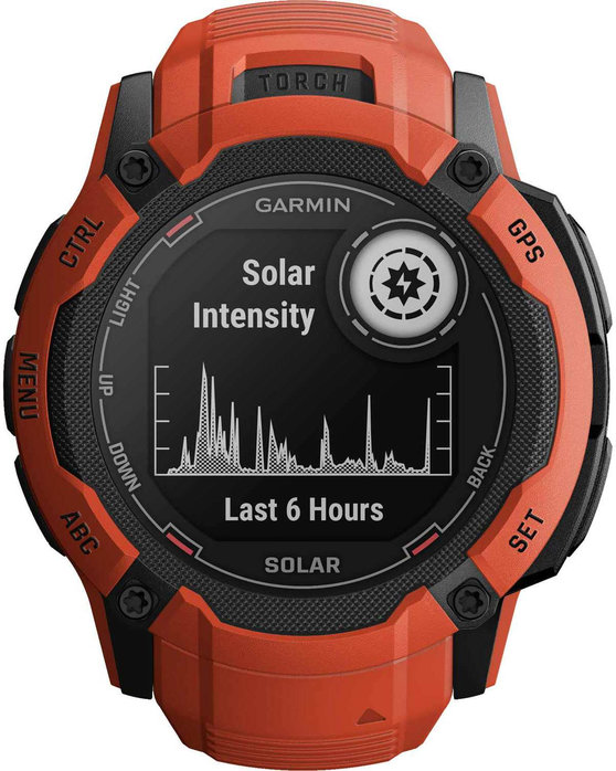 GARMIN Instinct 2X Solar Flame Red Silicone Band