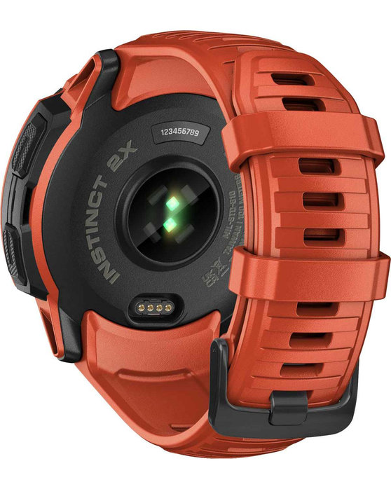 GARMIN Instinct 2X Solar Flame Red Silicone Band