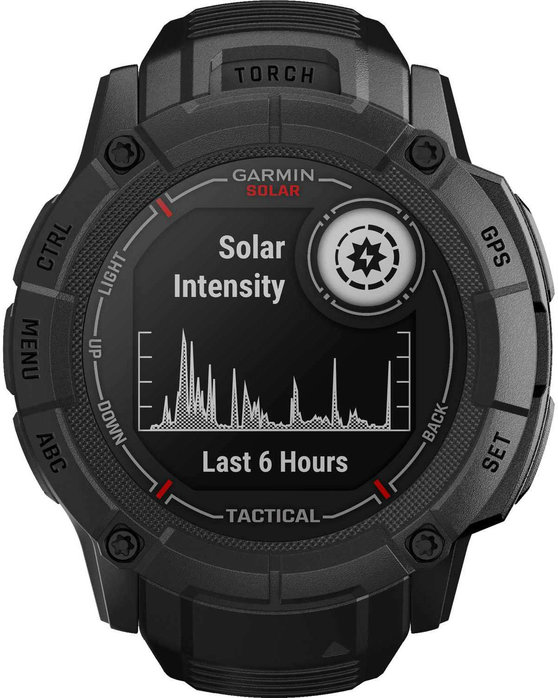 GARMIN Instinct 2X Solar Tactical Black Silicone Band