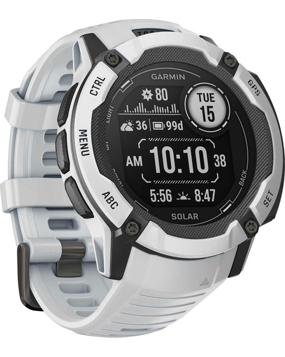 GARMIN Instinct 2X Solar Whitestone Silicone Band