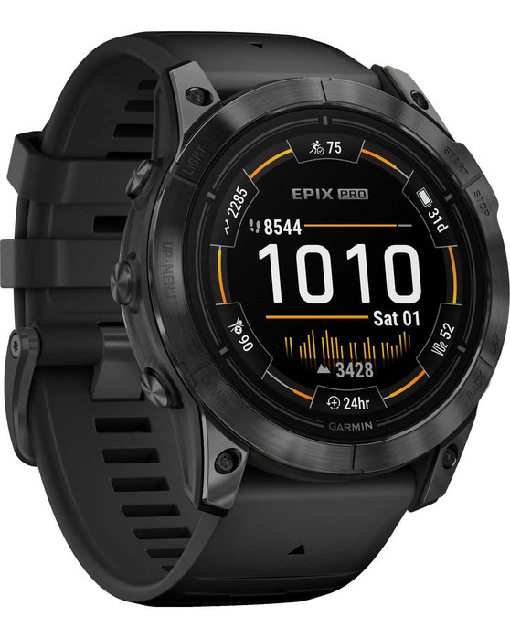 GARMIN Epix Pro Slate Gray with Black Silicone Band