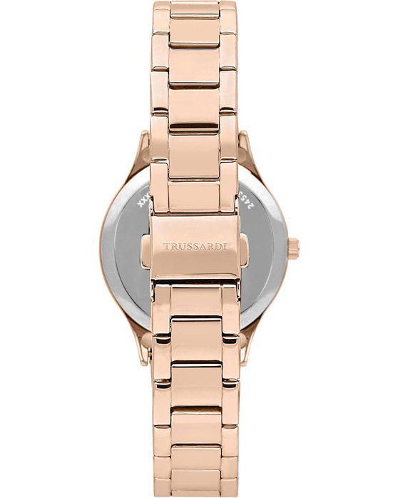 TRUSSARDI T-Star Crystals Rose Gold Metallic Bracelet