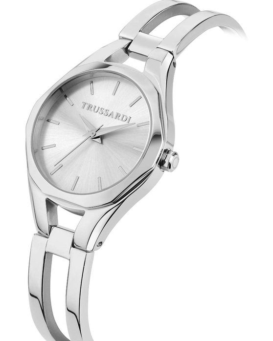 TRUSSARDI Metropolitan Silver Metallic Bracelet