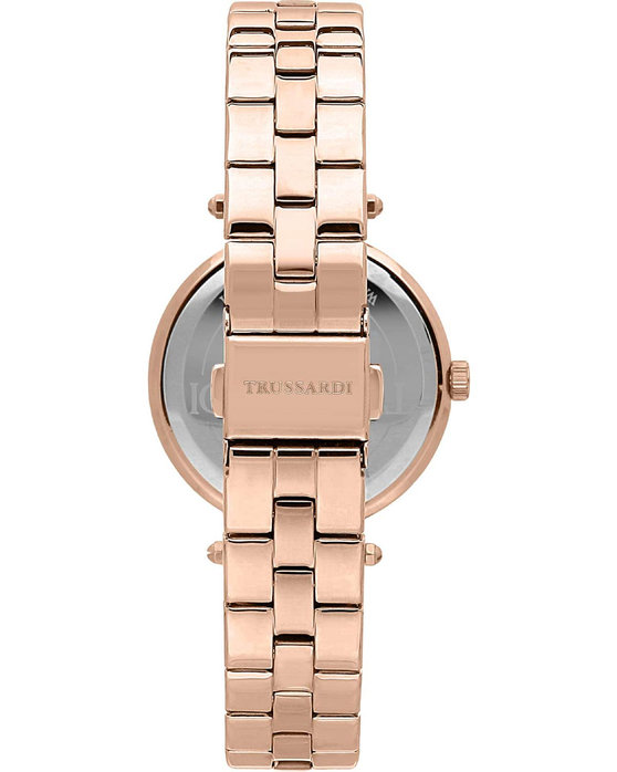 TRUSSARDI T-Shiny Crystals Rose Gold Metallic Bracelet