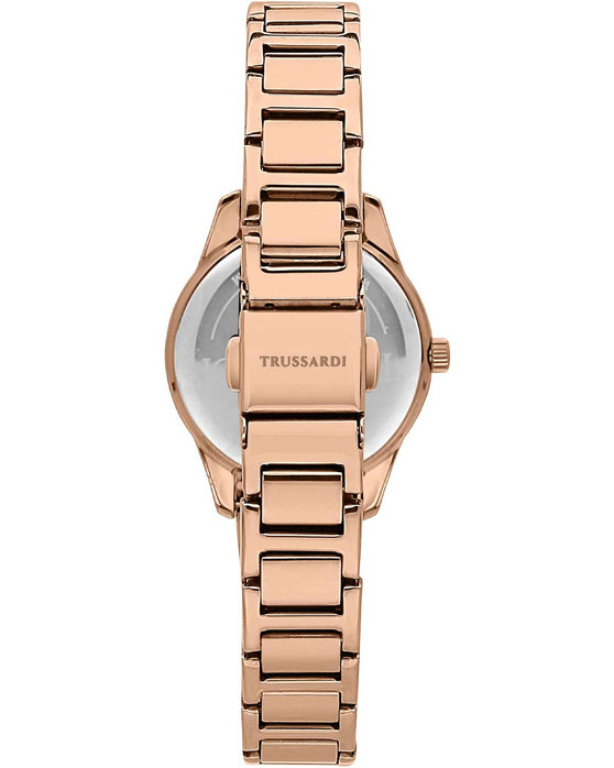 TRUSSARDI T-Sky Crystals Rose Gold Metallic Bracelet