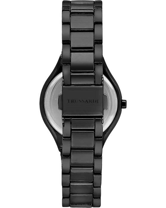 TRUSSARDI Brink Diamonds Black Metallic Bracelet