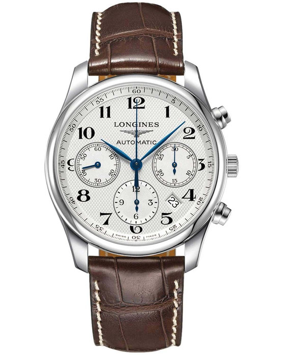 Longines automatic leather strap best sale