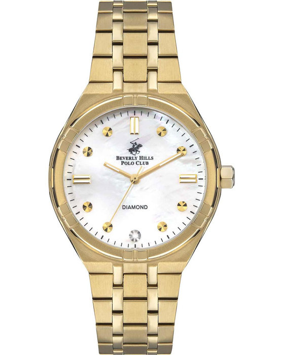 Beverly hills polo club watch gold sale