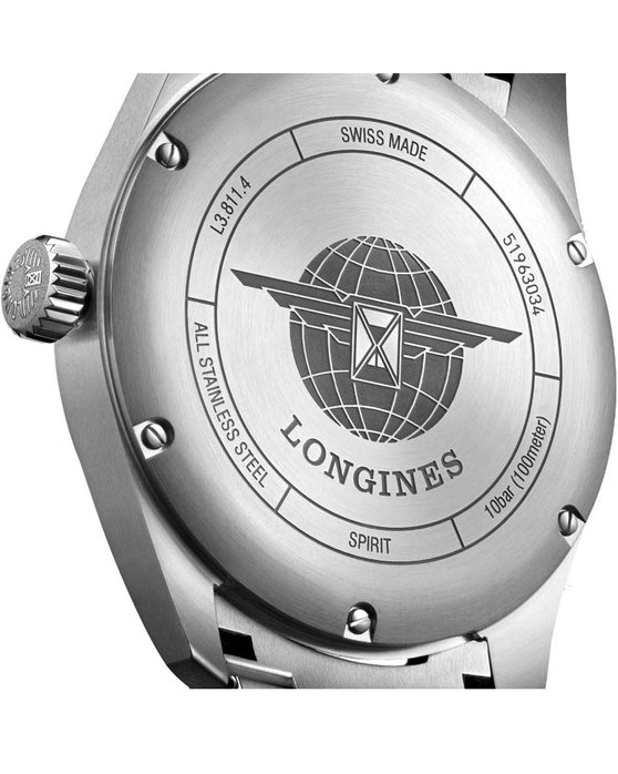 LONGINES Spirit Automatic Silver Stainless Steel Bracelet