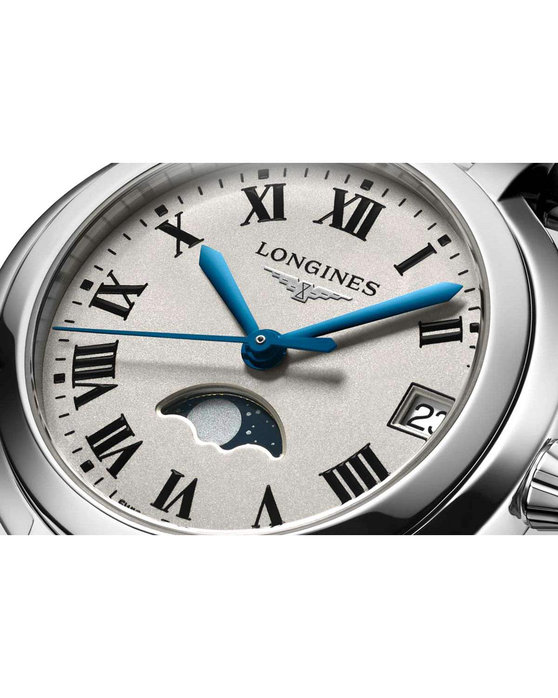 LONGINES PrimaLuna Silver Stainless Steel Bracelet