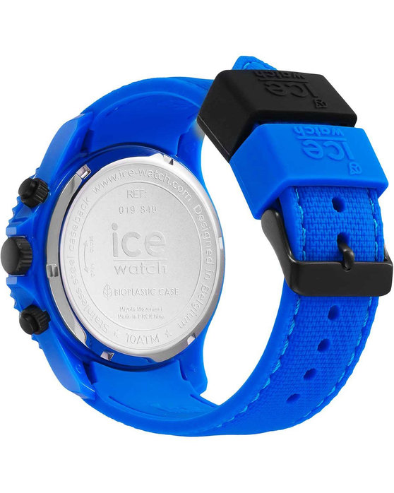 ICE WATCH Chrono with Light Blue Silicone Strap (L)