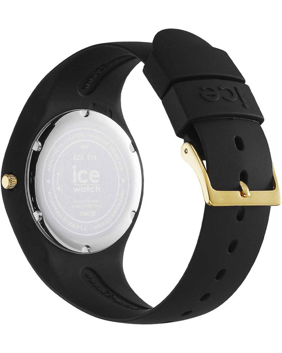 ICE WATCH Flower Black Silicone Strap (M)