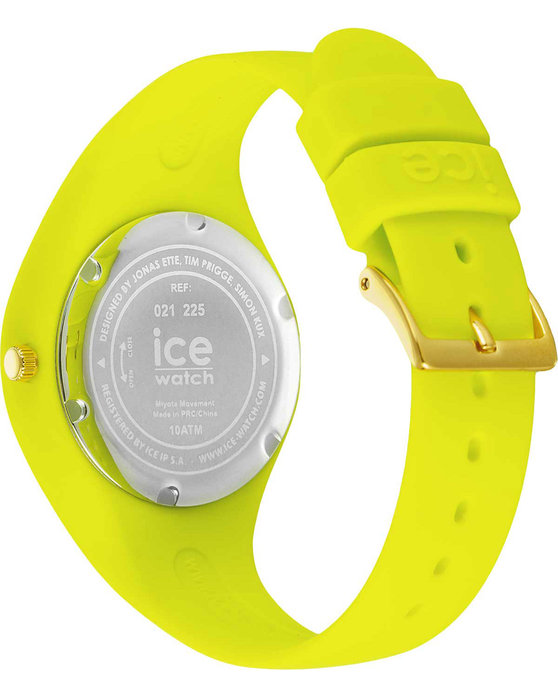 ICE WATCH Glitter Yellow Silicone Strap (S)