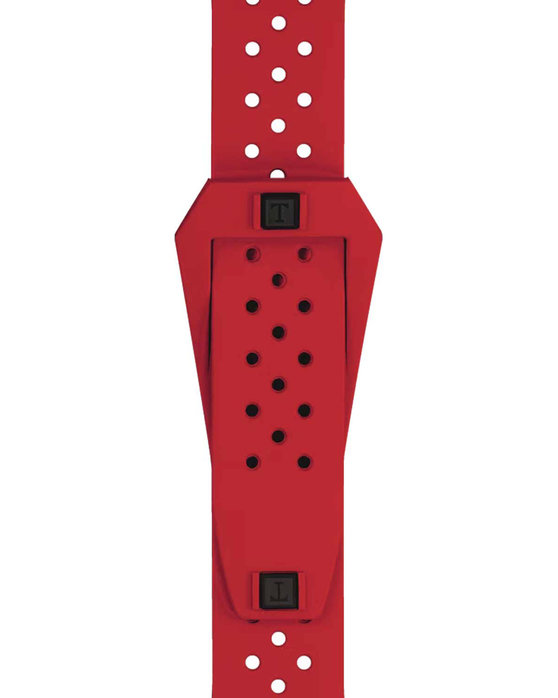 TISSOT T-Sport Sideral S Automatic Red Rubber Strap