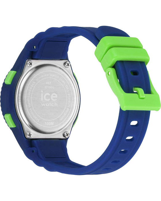 ICE WATCH Digit Chronograph Blue Synthetic Strap (XS)