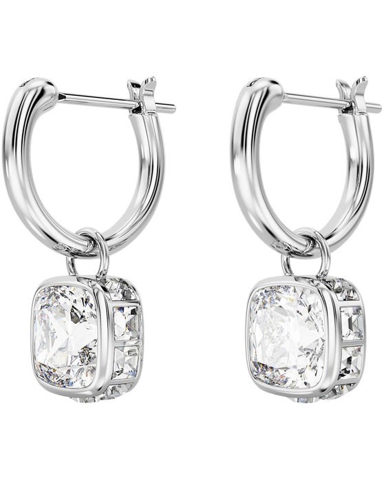 SWAROVSKI White Stilla drop earrings (square cut)