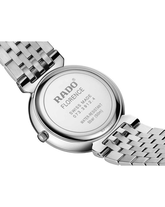 RADO Florence Diamonds Silver Stainless Steel Bracelet (R48912733)