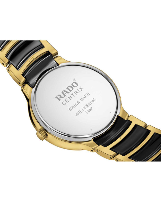 RADO Centrix Two Tone Combined Materials Bracelet (R30022152)